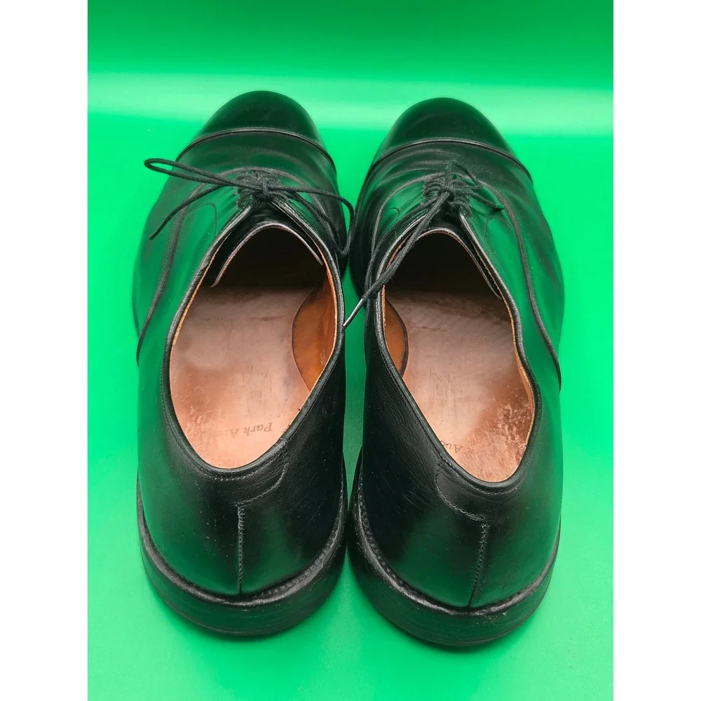 Allen Edmonds Park Avenue Black Leather Cap Toe Oxford Dress Shoes Mens 14 EEE